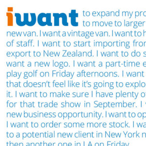 iwant campaign direct mail